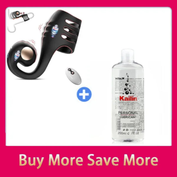 10-Mode Vibrating Penis Ring for Couples – Remote Cock Sleeve with Clit & G-Spot Stimulator