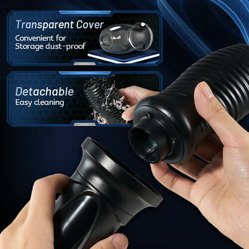 Lightsaber 360° Wrapped 7 Rotating Vibrating Handheld Masturbation Cup