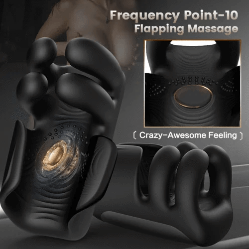 Evans - Automatic 10 Finger Pinchin & Tapping for Massage Therapy Penis Vibrator