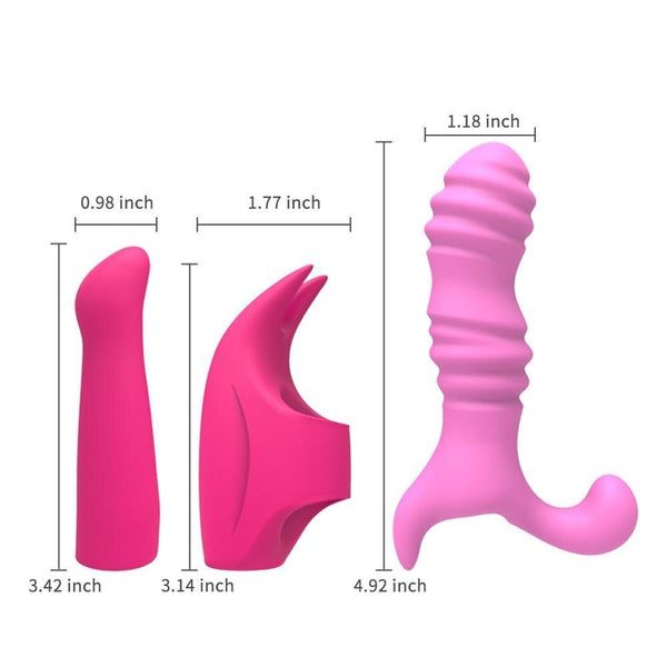 16 Speeds Bullet Vibrators For Women With Silicone Cover Finger G-Spot Clitoris Stimulator Vibrating Sex Toys Female Masturbator