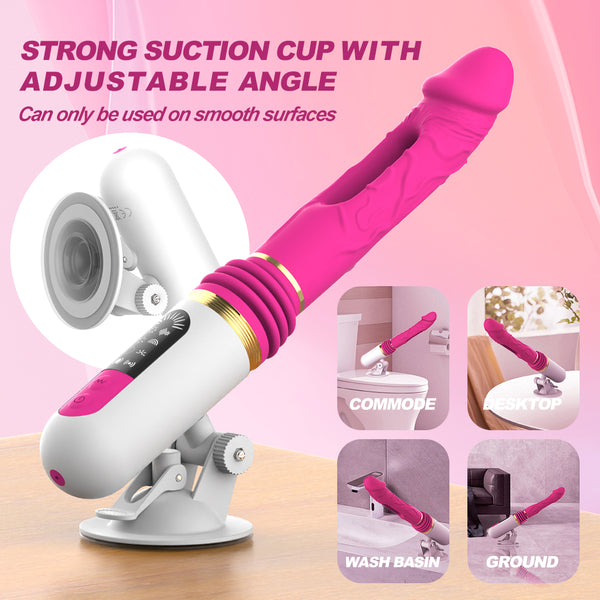 Revolutionary Flapping and Thrusting Dildo with Strong Suction Cup