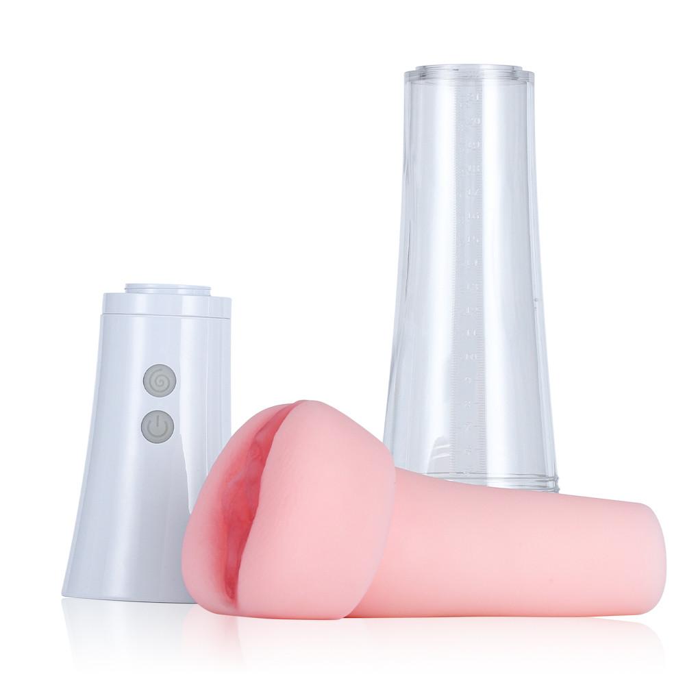 S-HANDE 2 In 1 Penis Vacuum Pump Pussy Stroker