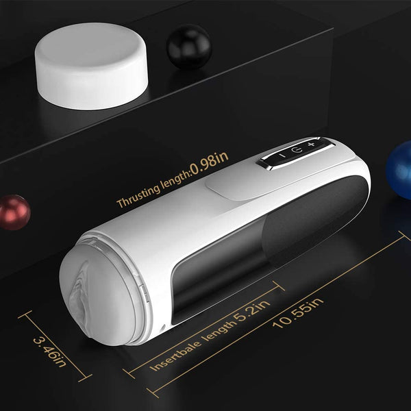 10 Powerful Telescoping&Rotating Automatic Masturbation Cup