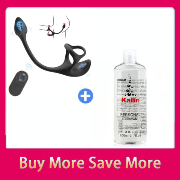 Zenith - Spherical Vibrating Anal Plug with Penis Rings