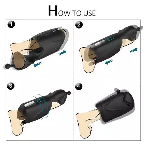 Superbuyg™QMYSKY Dual Motor 10 Vibrating Glans Exerciser