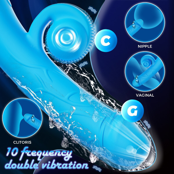 OLIVIA - 10 Function Clit Stimulator & G-Spot Vibrator