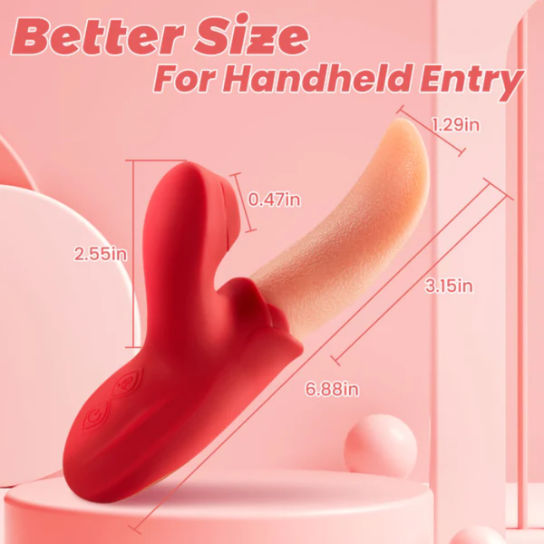 2 IN 1 Upgraded Flapping Tongue G Spot Vibrator