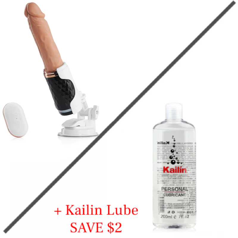 5.4-Inch 7 Vibrating 7 Telescoping Silicone Dildo with Mount Base