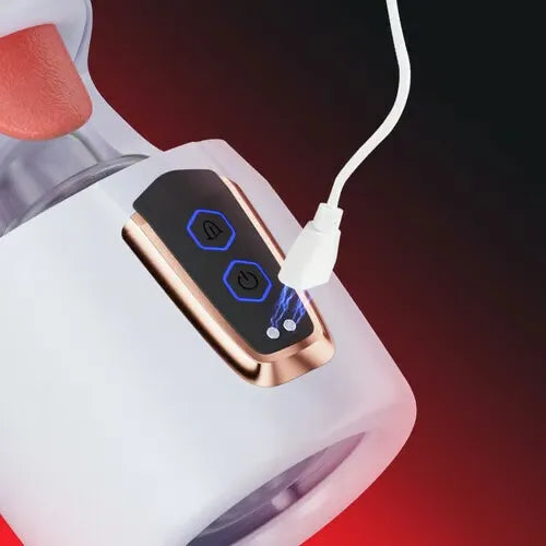 Superbuyg™Blowjob Queen 10 Tapping Thrusting Male Glans Training Stimulator,Star-starring identical mold production  [free of tax]