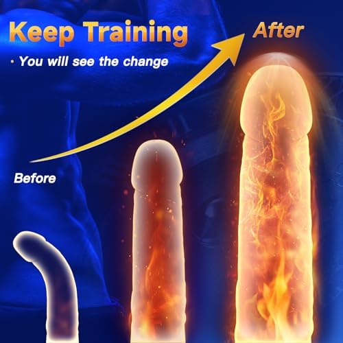 2-in-1 Male Vibrator & Masturbator - 10 Powerful Vibrations for Penis Training & Stimulation